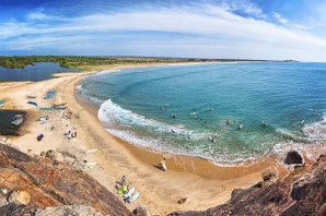 Arugam Bay, palco do trágico episódio.