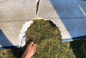 Felizmente, a mordida não atingiu o surfista”, escreveu o conselho municipal de Tweed na sua página de Facebook após o incidente em Cabarita Beach, em NSW