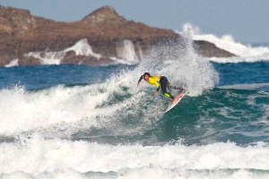 Miguel Blanco em pleno heat na ronda 1.