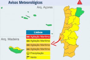 Depressão “Helena” coloca 7 distritos em aviso vermelho 