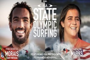 Hoje, 16 horas, State of Olympic Surfing, ISA - Frederico Morais e Caroline Marks