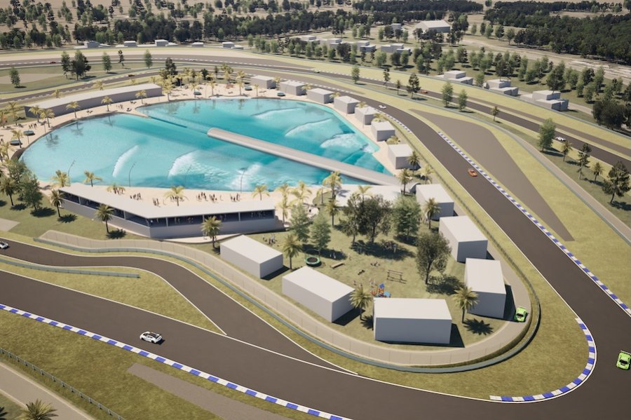 Wavegarden faz parceria combinando surf de alta performance com automobilismo