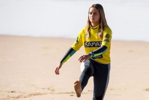 Marta Madeira, 14 anos, Praia do Guincho. 