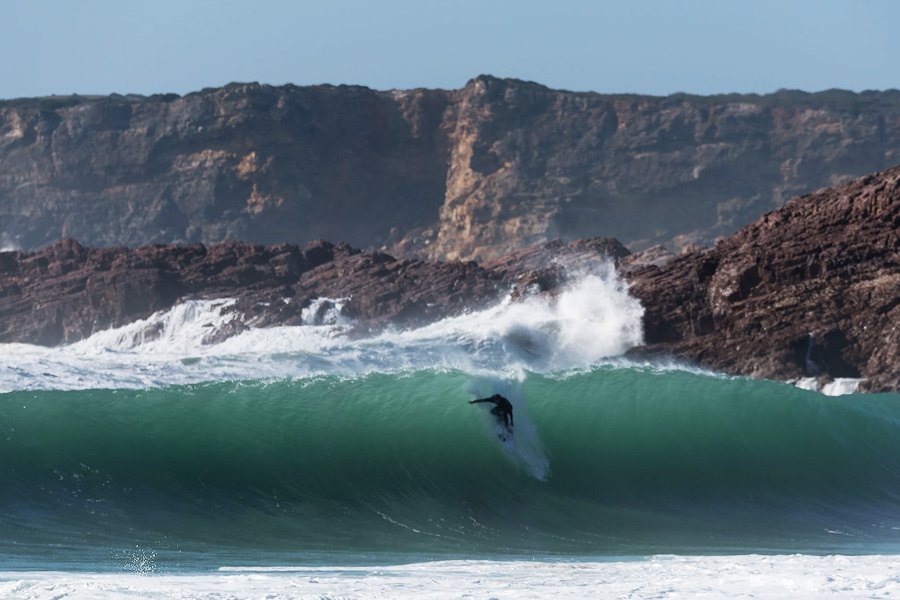 Luca Guichard a aproveitar as maravilhas do Algarve.