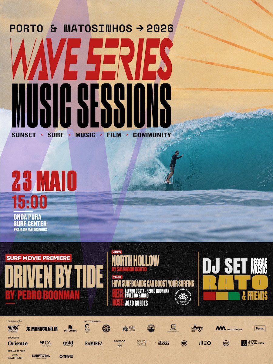Wave Series Music Sessions junta surf, cinema e música na Praia de Matosinhos