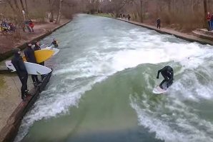 SURFANDO NO RIO DE MUNIQUE