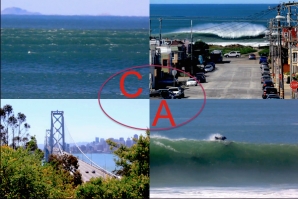 &quot;NA PONTE&quot; PARA AS GRANDES ONDAS E TUBOS DA CALIFÓRNIA