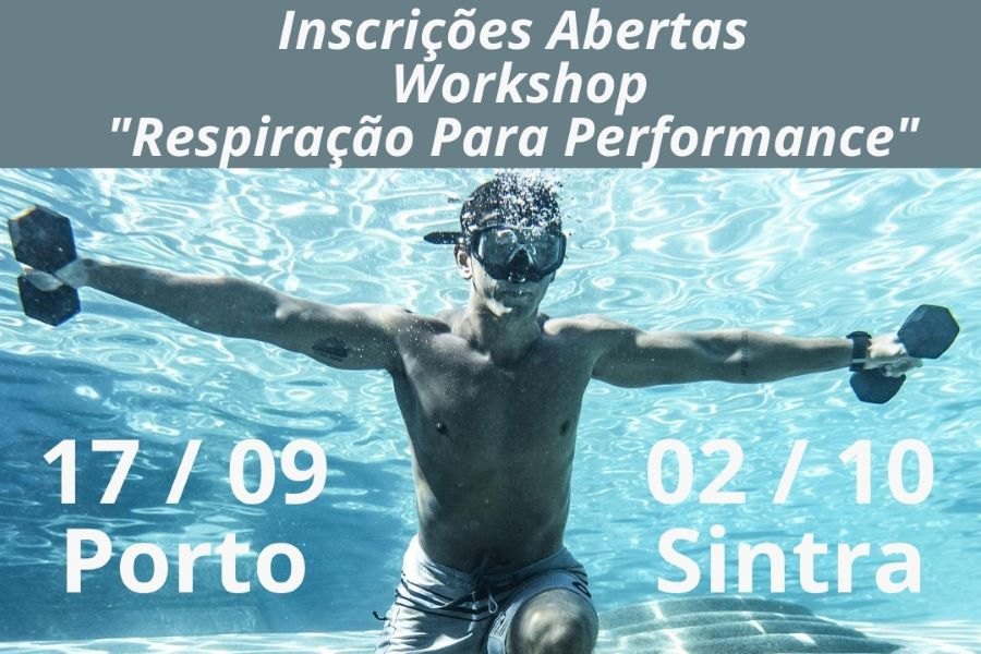 Inscrições para Workshop &quot;Respiração para Performance&quot; no Porto terminam hoje