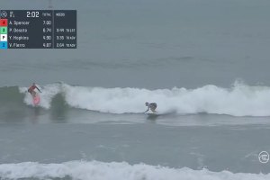 Momento que causou polémica no heat de Yolanda Hopkins