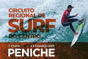Peniche vai receber a primeira etapa da 9ª edição do Circuito Regional de Surf do Centro