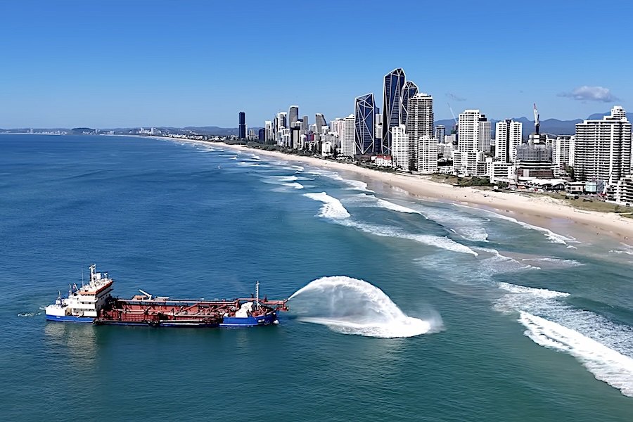 “Sand Island”: Como a Dragagem Criou Ondas Inesperadas na Gold Coast