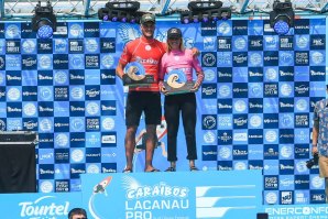 Ramzi Boukhiam e Zahli Kelly campeões em Lacanau.