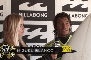 Miguel Blanco em ação no Pro Junior de J-Bay