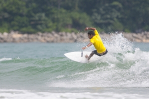 Miguel Blanco em prova, no segundo dia de competição