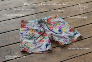 RIZ BOARDSHORTS QUER PRODUZIR CALÇÕES 100% RECICLADOS