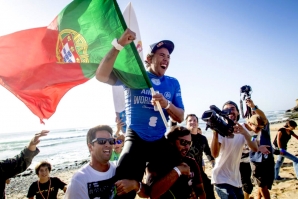 Vasco Ribeiro, no dia em que se sagrou campeão do mundo em juniores