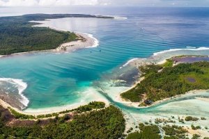 Vista aérea dos arredores