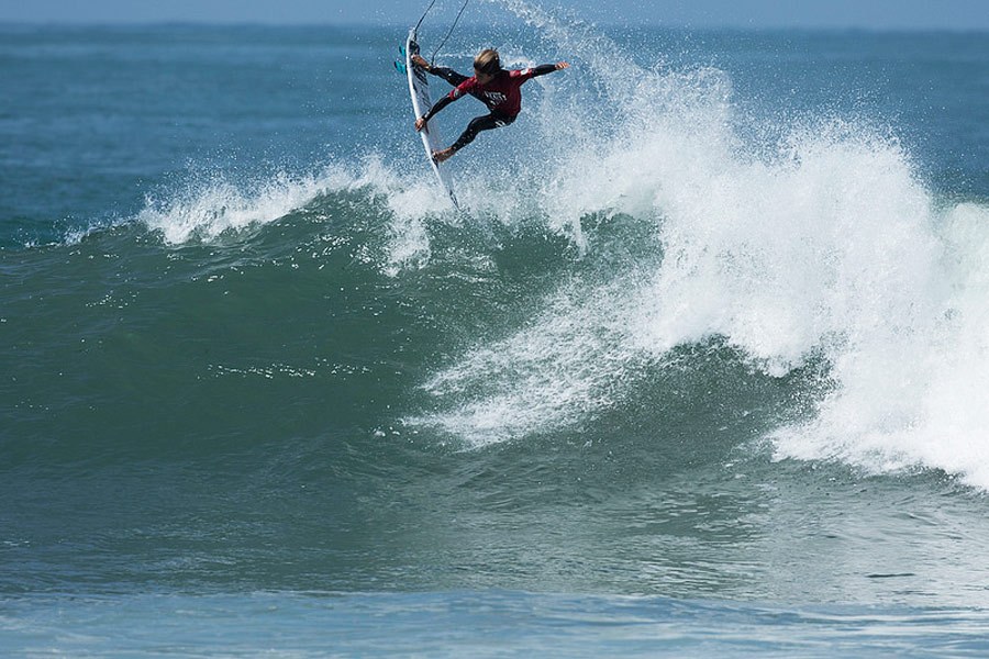 Mateus Herdy deu-se bem com as direitas de Trestles.