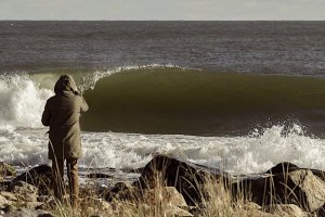 Sessão de boas esquerdas na Suécia, sim na Suécia, um País, por vezes, com bom Surf