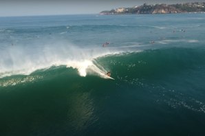 Nathan Florence em Puerto Escondido teve direito a um pesado wipeout e a uma surfada de redenção