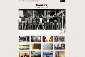 GONZO&#039;S COM NOVO SITE NO AR