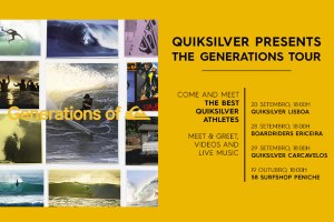 “Generations of Quiksilver Tour” em Portugal
