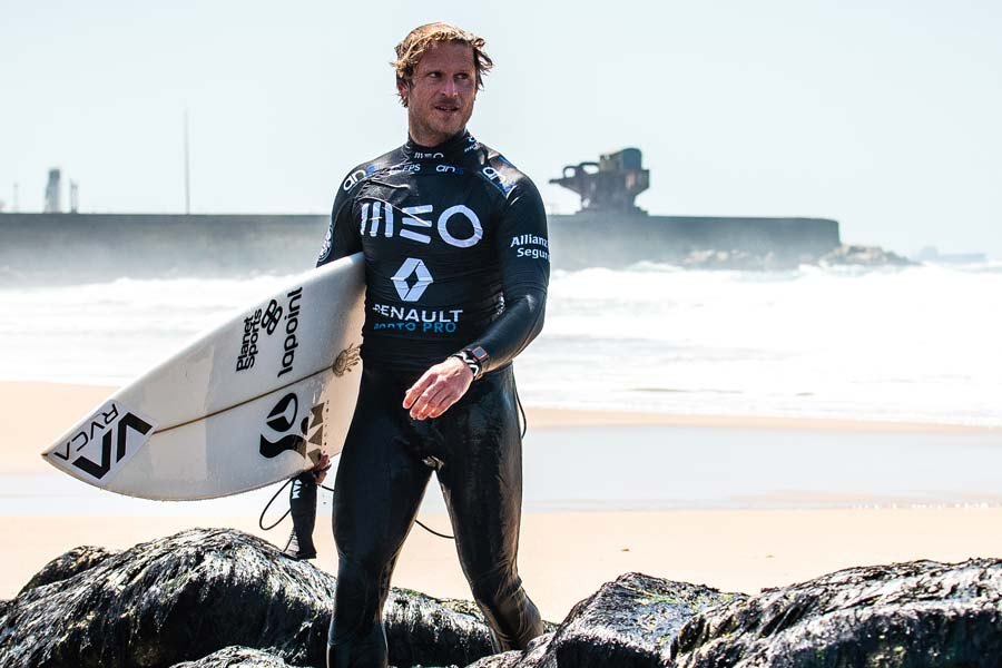 As ondas do Porto jogaram de feição a Marlon Lipke.