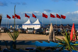 O local de backup do evento em Anza Foto: WSL/ YVES SOBANSKI