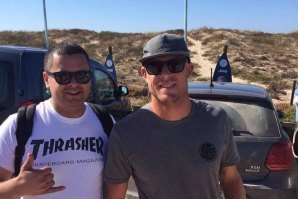 Bruno e Mick Fanning