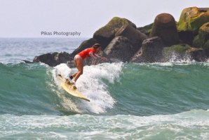 Maria Pessanha foi a que melhor se adaptou a andar de salto alto em cima da prancha. Click by Pikas Photography