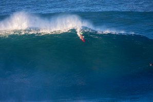 João de Macedo, hoje de manhã, na Praia do Norte.