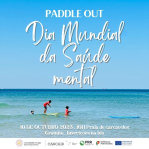 Paddle Out celebra o Dia Mundial da Saúde Mental em Carcavelos