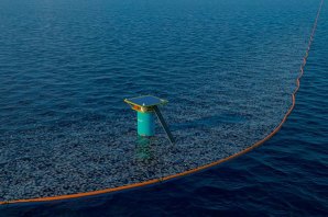 Limpeza já está a acontecer ainda que em testes e em pequenas escala. Foto: Ocean Cleanup