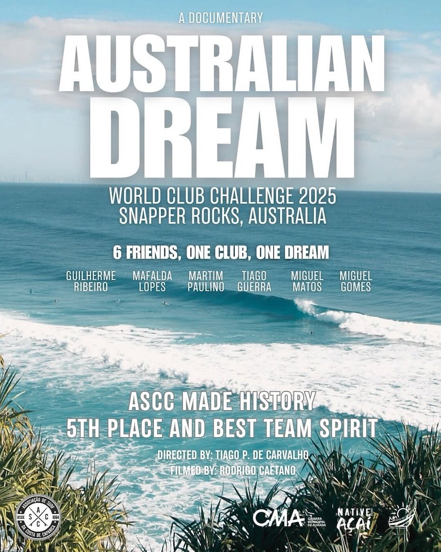 Australian Dream: ASCC estreia documentário no Surf at Lisbon Festival