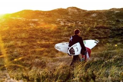 Irons em Peniche durante aquela que foi a última prova da carreira