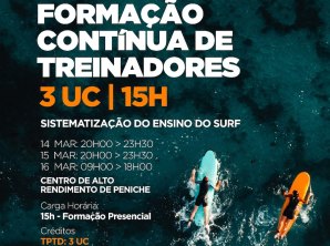 Centro de Alto Rendimento de Peniche recebe curso de Formação Contínua de Treinadores