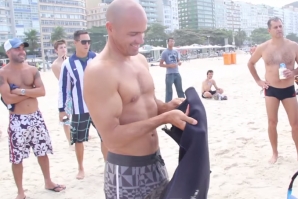 Kelly Slater vs John John Florence em Copacabana