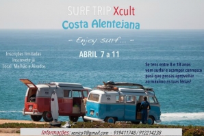 SURF TRIP XCULT NA COSTA ALENTEJANA ENTRE 7 E 11 DE ABRIL!