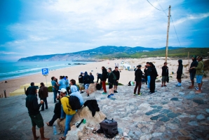 Começou a ação no Guincho!