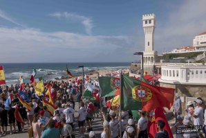 Desfile das seleções durante o dia de Sábado em Santa Cruz