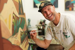 Erik Abel, o artista que vai dar cor ao Rip Curl WSL Finals 2022