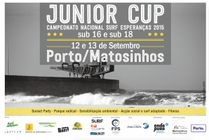 JUNIOR CUP NO PORTO ADIADA PARA 12 E 13 DE SETEMBRO