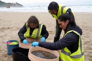 &quot;É provável&quot; que as partículas de plástico que invadiram a costa da Galiza cheguem e Portugal, avisa especialista