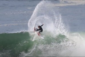 Surf progressivo em condições de sonho, com Afonso Antunes e Gabriela Dinis, entre outros