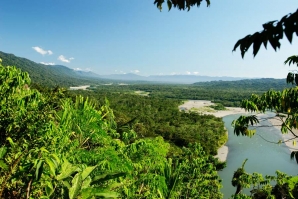 Visual do Parque Nacional Manú, no Peru.