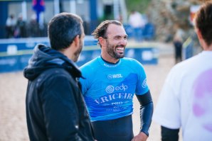 Frederico após a entrevista efectuada por Francisco Alves