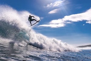 O freesurf de Alex Ribeiro em Margaret River