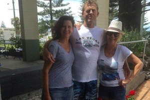 Ken McLean e a família.