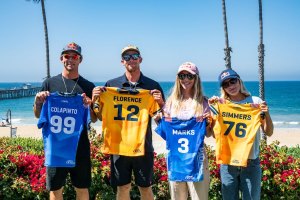 Griffin Colapinto, John John Florence, Caroline Marks e Caitlin Simmers
