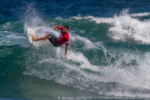 Joel Parkinson ontem em ação